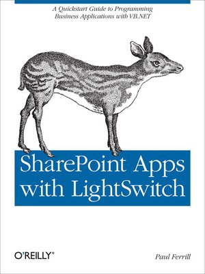 cover image of SharePoint Apps with LightSwitch